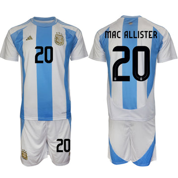 Alexis Mac Allister Argentina National Team white-blue Home jersey