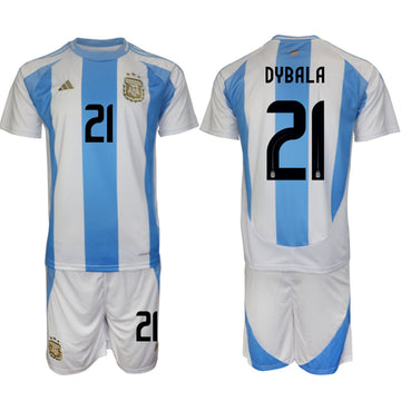 Dybala Argentina National Team white-blue Home jersey