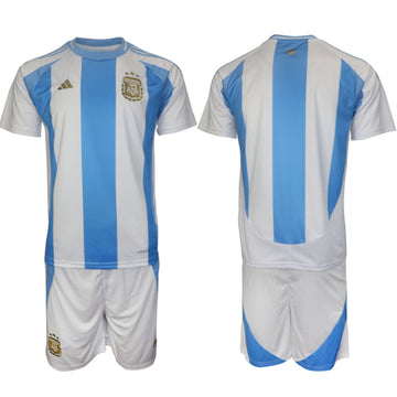 Custom Argentina National Team white-blue Home jersey