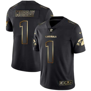 Arizona Cardinals #1 Kyler Murray 2019 Black Gold Edition Jersey