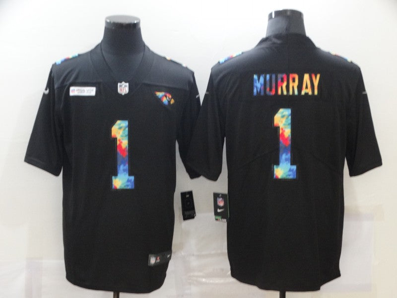 Arizona Cardinals #1 Kyler Murray 2020 Black Crucial Catch Jersey