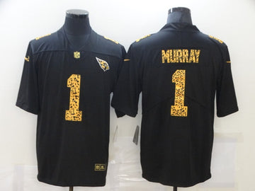 Arizona Cardinals #1 Kyler Murray 2020 Black Leopard Print Fashion Jersey