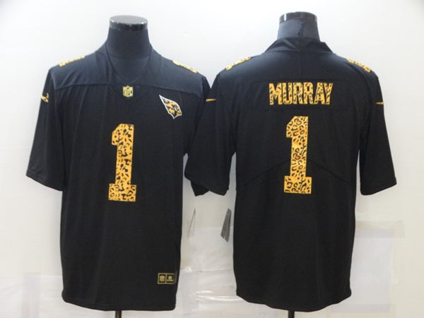 Arizona Cardinals #1 Kyler Murray 2020 Black Leopard Print Fashion Jersey