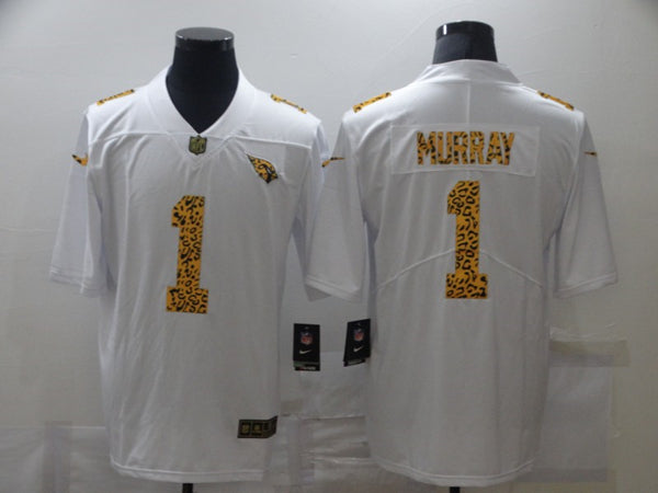 Arizona Cardinals #1 Kyler Murray 2020 White Leopard Print Fashion Jersey