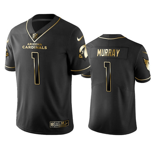 Arizona Cardinals #1 Kyler Murray Black 2019 Golden Edition Jersey