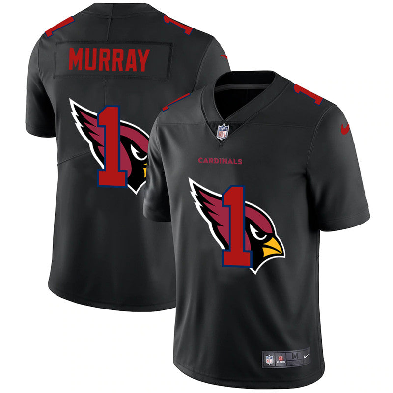Arizona Cardinals #1 Kyler Murray Black Shadow Logo Jersey