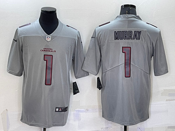 Arizona Cardinals #1 Kyler Murray Gray Atmosphere Fashion Jersey