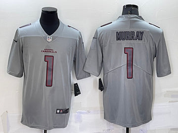 Arizona Cardinals #1 Kyler Murray Gray Atmosphere Fashion Jersey