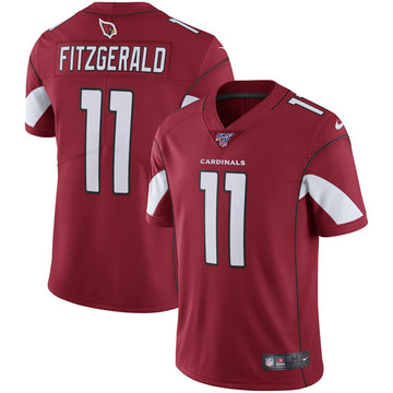 Arizona Cardinals #11 Larry Fitzgerald Red 2019 100th Season Jersey