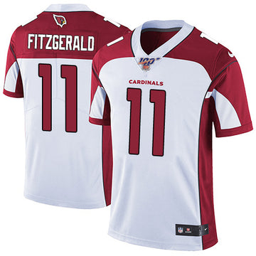 Arizona Cardinals #11 Larry Fitzgerald White 2019 100th Season Jersey