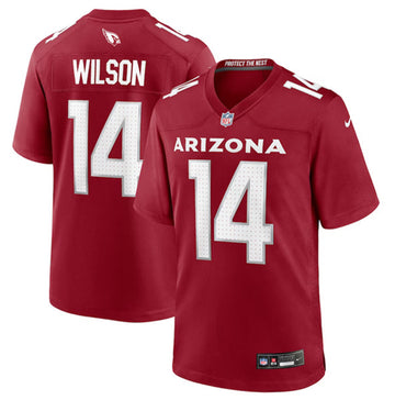 Arizona Cardinals #14 Michael Wilson Red Football Game Jersey
