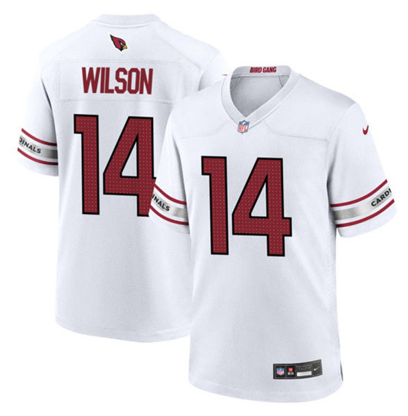 Arizona Cardinals #14 Michael Wilson White Football Game Jersey