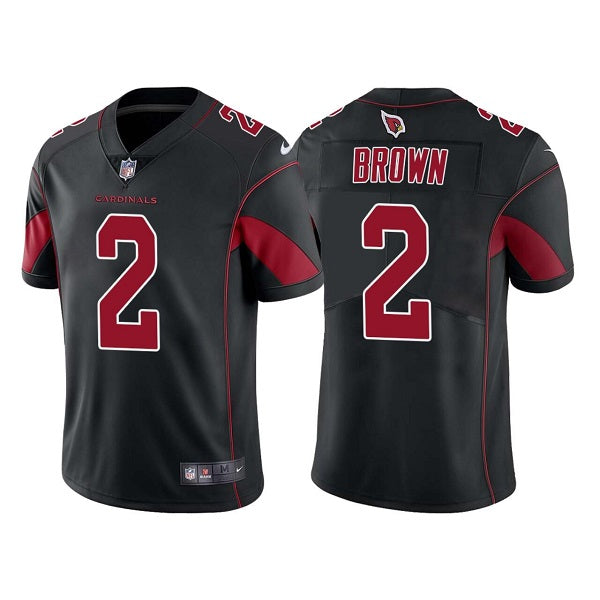 Arizona Cardinals #2 Marquise Brown Black Color Rush Jersey