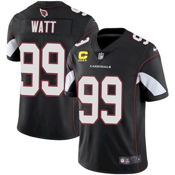 Arizona Cardinals 2022 #99 JJ Watt Black With 4-star C Patch Jersey