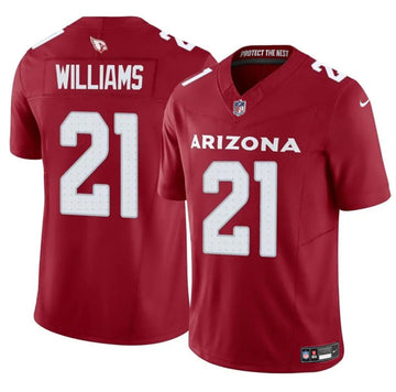 Garrett Williams Arizona Cardinals red FUSE jersey