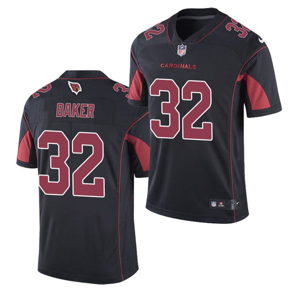 Arizona Cardinals #32 Budda Baker Black Color Rush Jersey