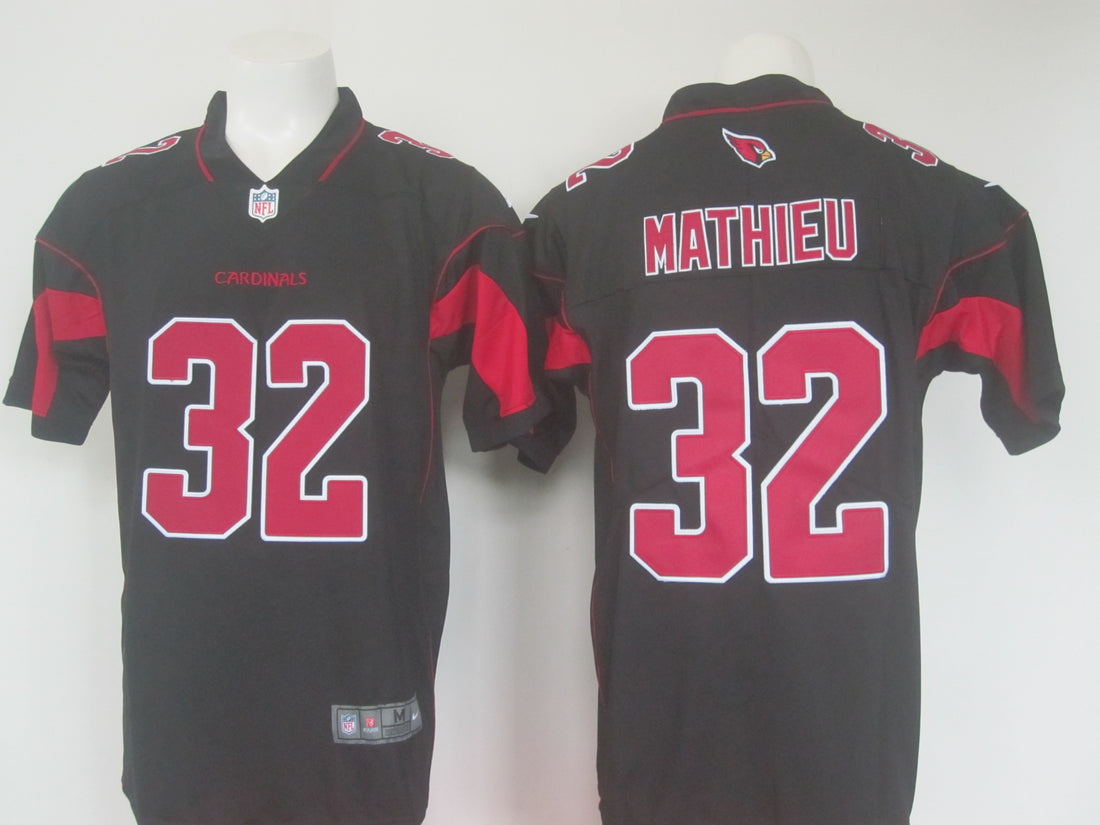 Arizona Cardinals #32 Tyrann Mathieu Black Rush Jersey