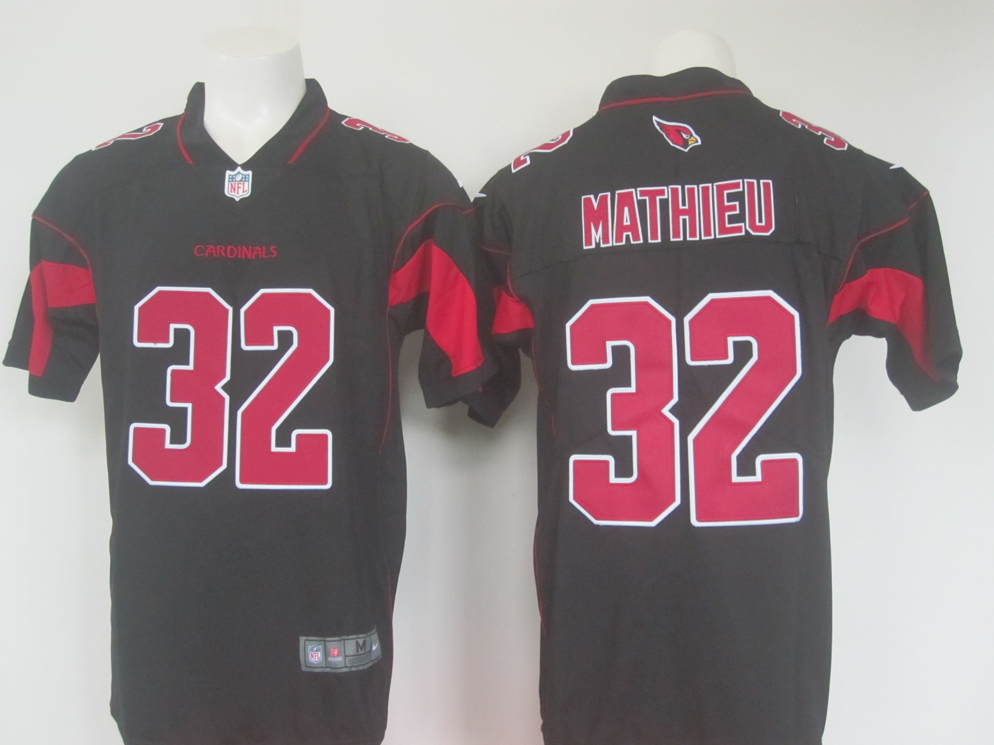 Arizona Cardinals #32 Tyrann Mathieu Black Rush Jersey