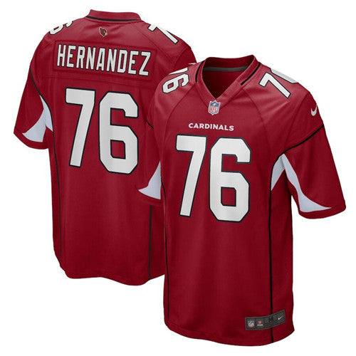 Arizona Cardinals #76 Will Hernandez Red Jersey