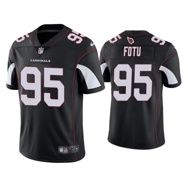 Arizona Cardinals #95 Leki Fotu Black Jersey
