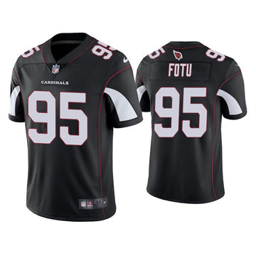 Arizona Cardinals #95 Leki Fotu Black Jersey