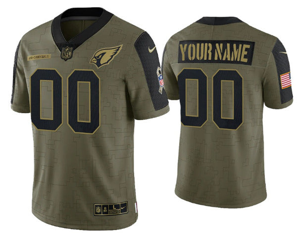 Arizona Cardinals 2021 Olive Salute To Service Jersey