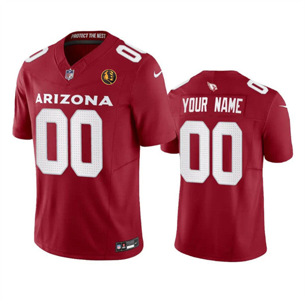 Custom Arizona Cardinals red FUSE jersey