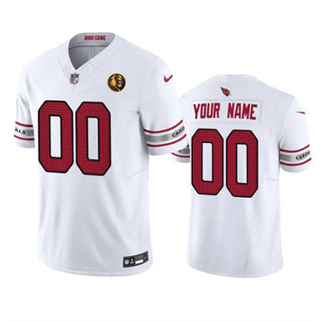 Custom Arizona Cardinals white FUSE jersey