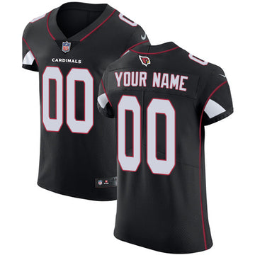 Arizona Cardinals Black Alternate Custom Elite Jersey