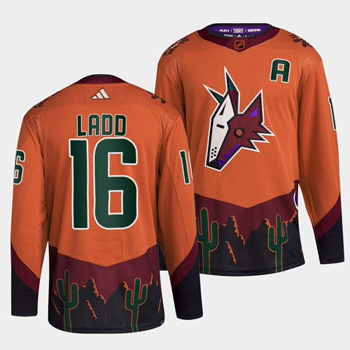 Andrew Ladd Utah Mammoth orange Reverse Retro jersey