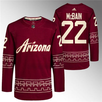 Jack McBain Garnet Utah Mammoth Alternate jersey