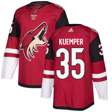 Darcy Kuemper Utah Mammoth burgundy Home jersey