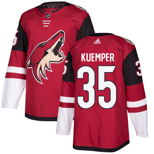 Darcy Kuemper Utah Mammoth burgundy Home jersey