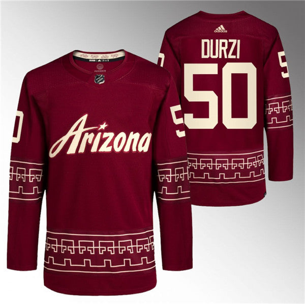 Sean Durzi Garnet Utah Mammoth Alternate jersey