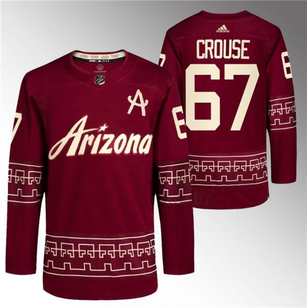 Lawson Crouse Garnet Utah Mammoth Alternate jersey