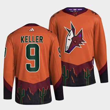 Clayton Keller Utah Mammoth orange Reverse Retro jersey