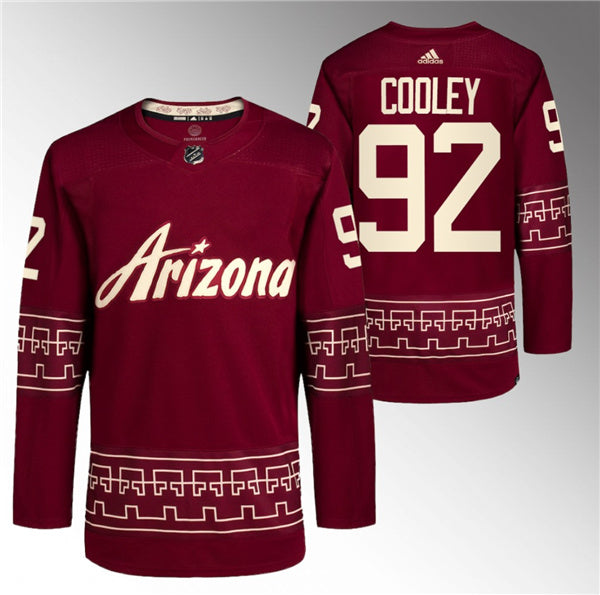 Logan Cooley Garnet Utah Mammoth Alternate jersey