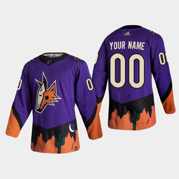 Custom Utah Mammoth purple Reverse Retro jersey