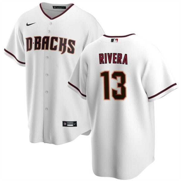 Emmanuel Rivera Arizona Diamondbacks white jersey