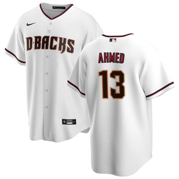 Nick Ahmed Arizona Diamondbacks white jersey