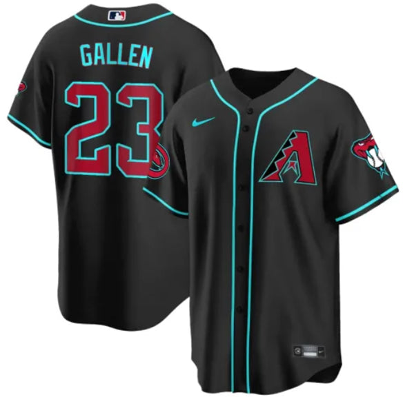 Zac Gallen Arizona Diamondbacks black jersey