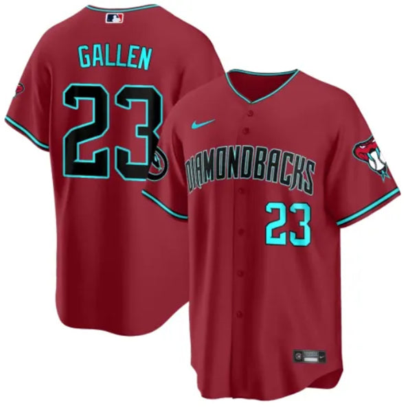 Zac Gallen Arizona Diamondbacks red jersey