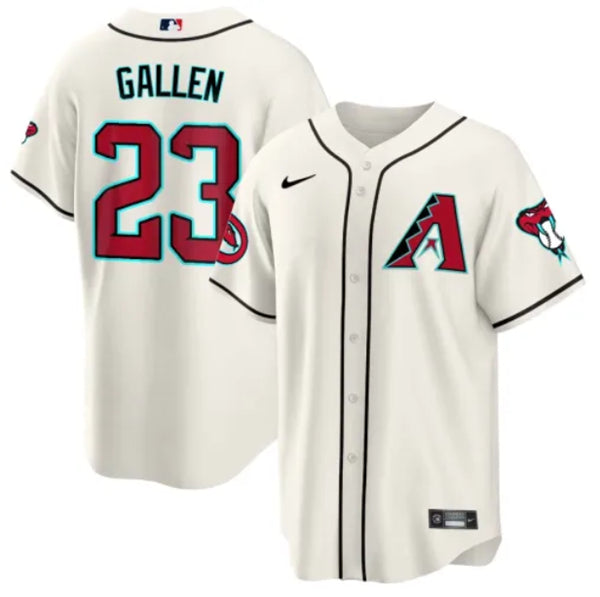 Zac Gallen Arizona Diamondbacks white jersey