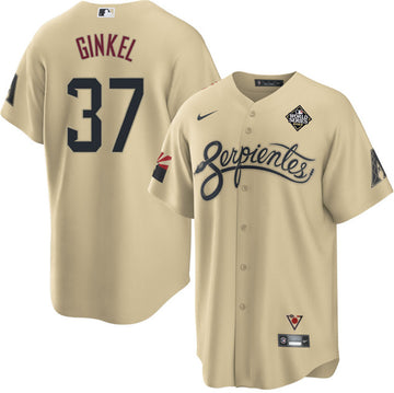 Kevin Ginkel Arizona Diamondbacks gold City Connect jersey