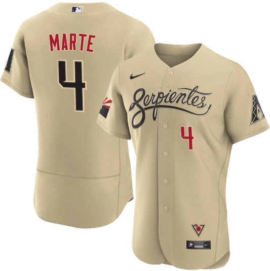 Ketel Marte Arizona Diamondbacks gold City Connect jersey