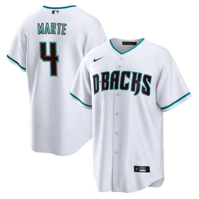 Ketel Marte Arizona Diamondbacks white jersey