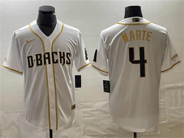 Ketel Marte Arizona Diamondbacks white jersey
