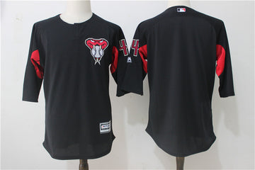 Paul Goldschmidt Black- Arizona Diamondbacks red Authentic jersey
