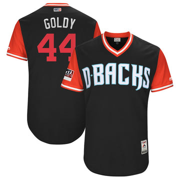 Paul Goldschmidt Goldy Majestic Arizona Diamondbacks black-red jersey