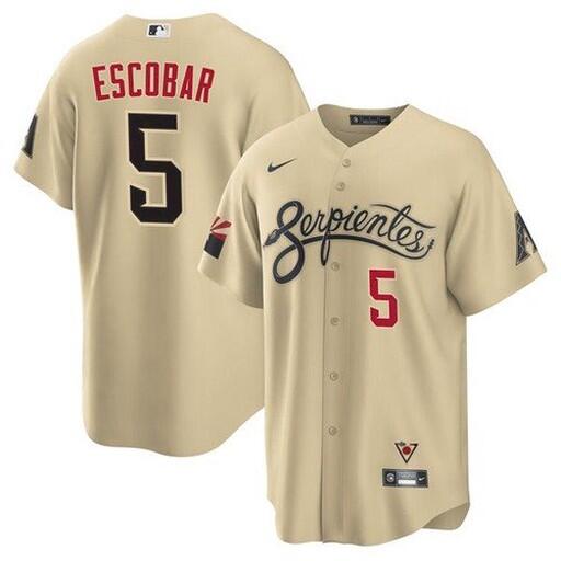 Eduardo Escobar Arizona Diamondbacks gold City Connect jersey